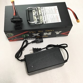 Khối pin 48V 15Ah - Lõi pin sắt pin 32140 LFP