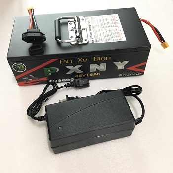 Khối pin 48V 15Ah - Lõi pin sắt pin 32140 LFP