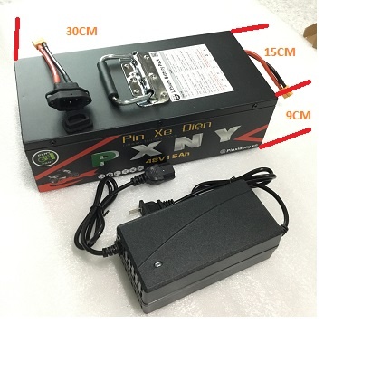 Khối pin 48V 15Ah - Lõi pin sắt pin 32140 LFP