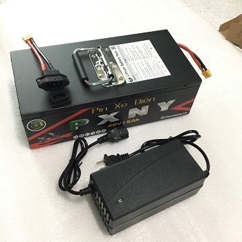 Khối pin 48V 15Ah - Lõi pin sắt pin 32140 LFP