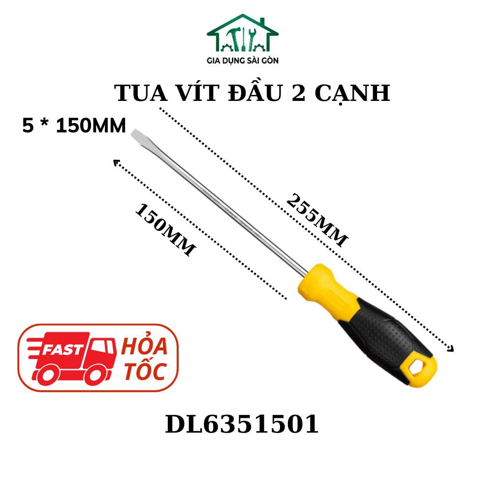 Tovit 2 cạnh 5x150mm