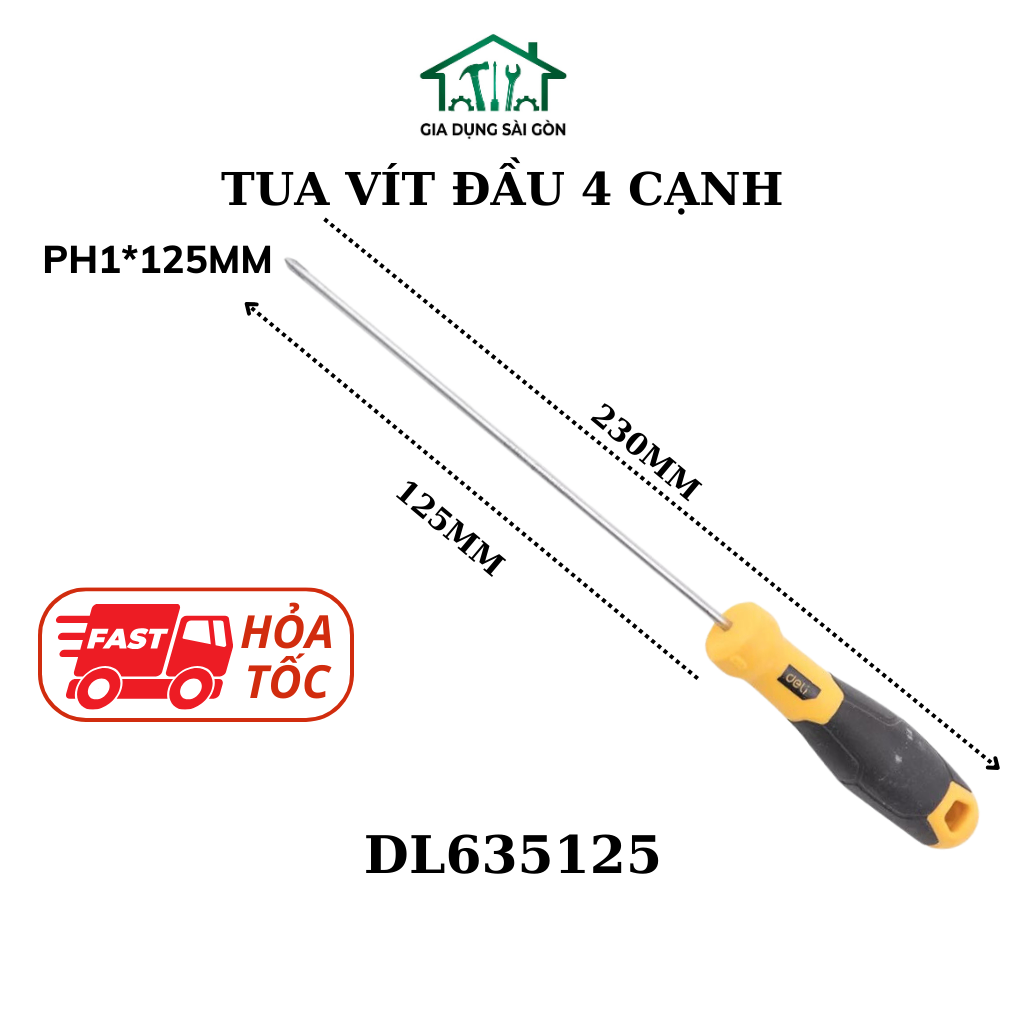 Tovit 4 cạnh 5x125mm