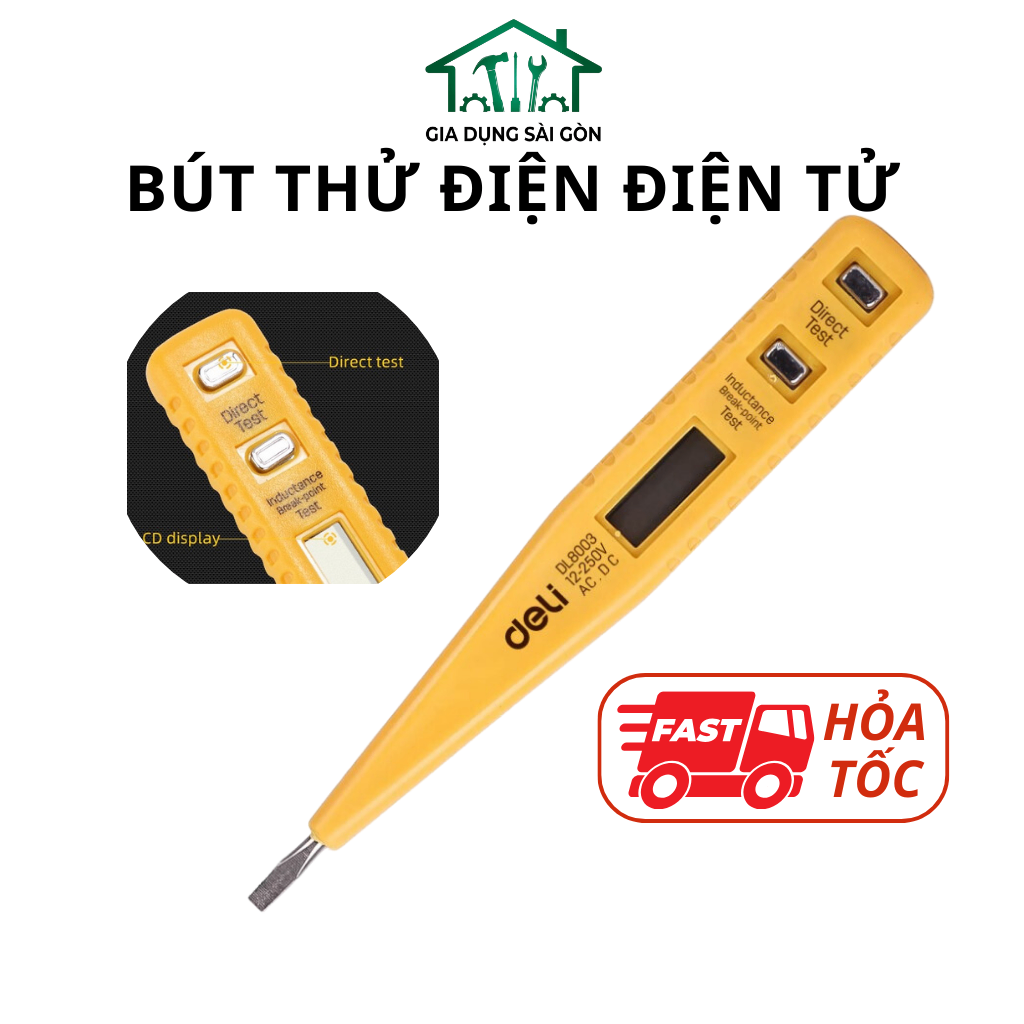 Bút thử điện kỹ thuật 12-250V