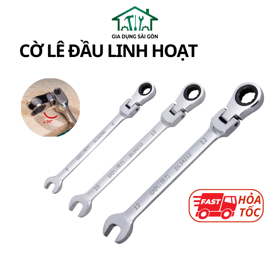 Cờ lê đầu lắp 14mm