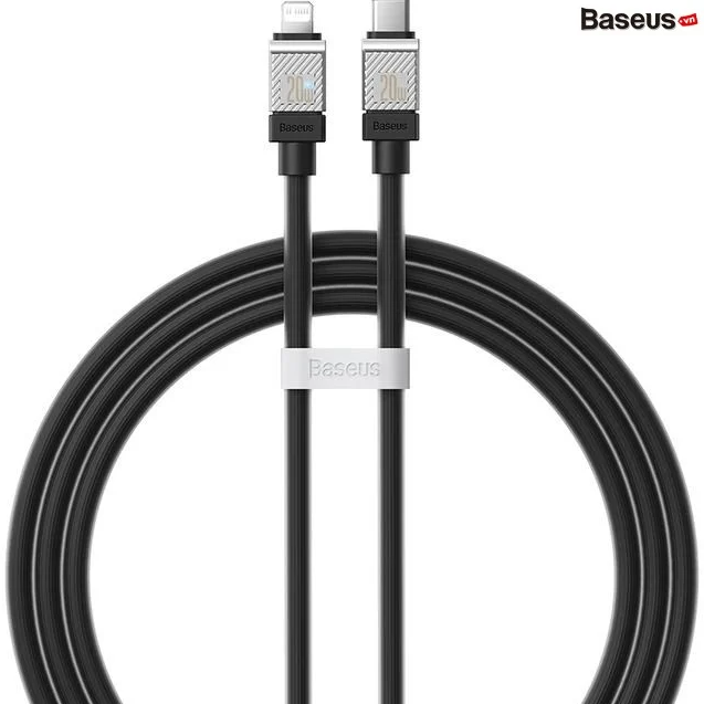 Baseus CoolPlay Series Fast Charging Cable Type-C to iP 20W 2m Black - Màu Đen
