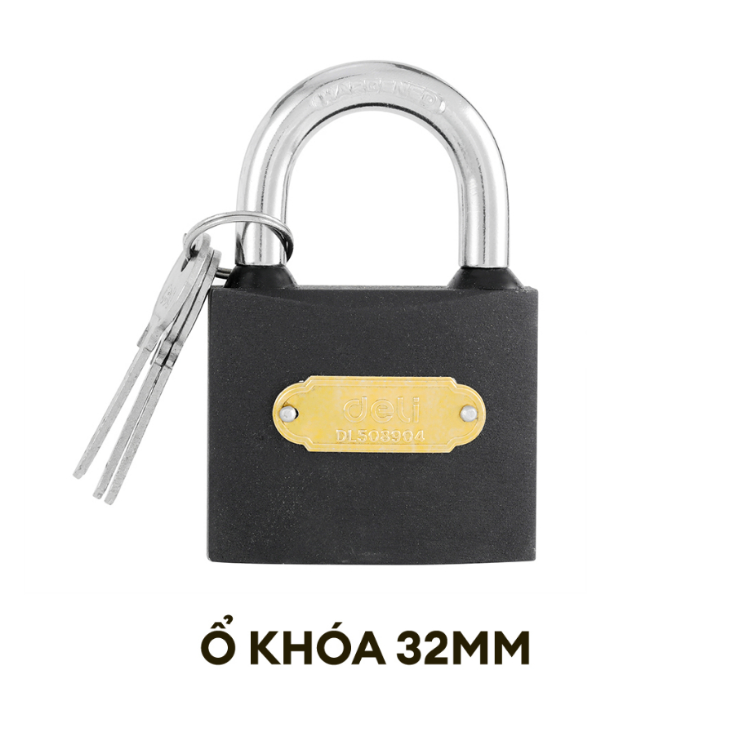 Ổ khóa đen 32mm