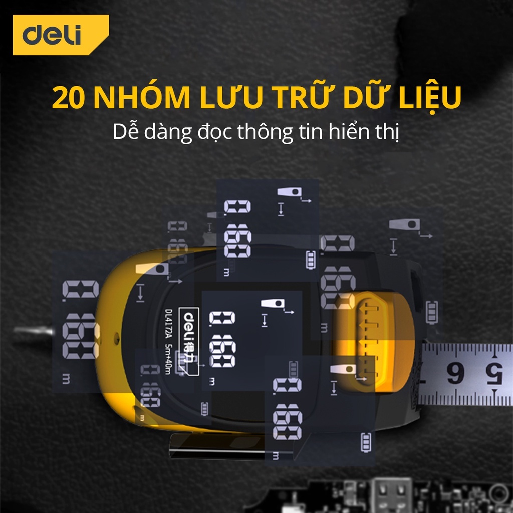 Thước cuộn lazer 5mx30m