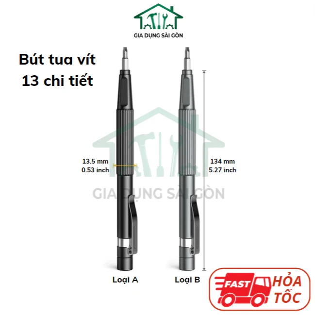 Bút Tua Vít 13 Chi Tiết SGTOOLS - Bộ B