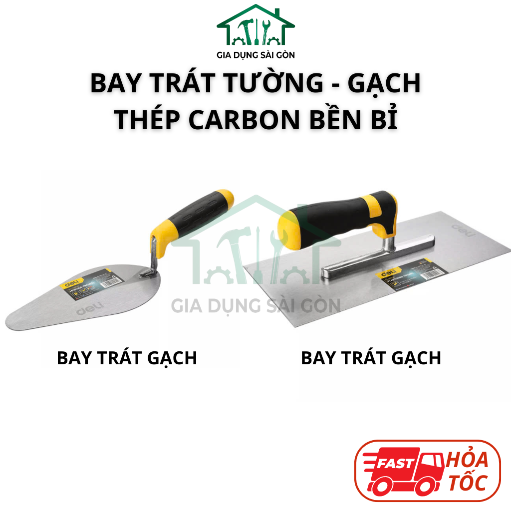 Bay Trát Tường - Chất Liệu Thép Carbon Bền Bỉ - Độ Bền Cao, Dễ Dàng Sử Dụng - DL509311