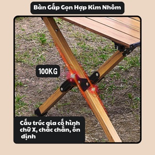 BÀN GẤP GỌN MÀU ĐEN - 90CM