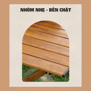 BÀN GẤP GỌN MÀU ĐEN - 90CM