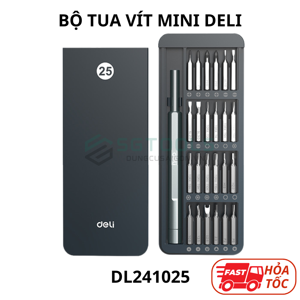 Bộ tua vít mini Deli DL241025