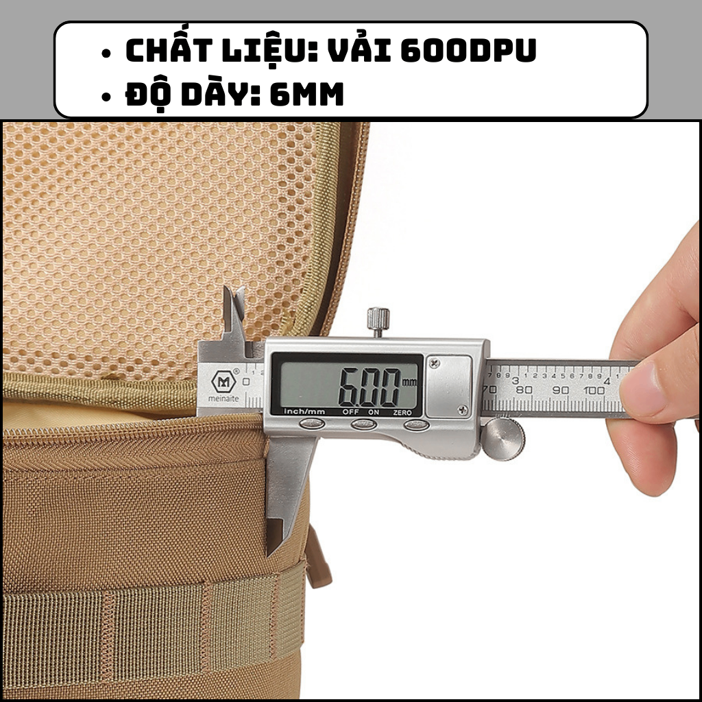 Túi Đựng Đồ Dung Tích 20L Chất Liệu Vải Cao Cấp 600DPU, Tiện Lợi - Màu Đen