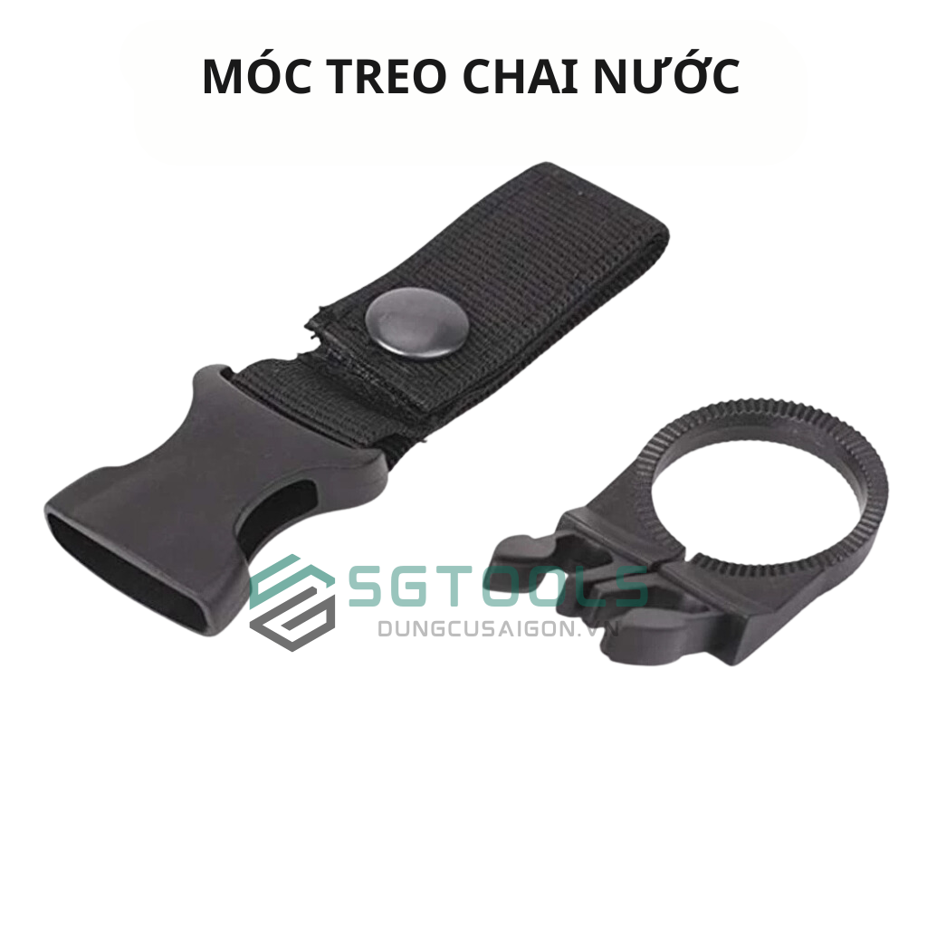 Móc treo chai nước tiện lợi được làm bằng Vải Nylon 600D và Móc Nhựa Tiện Lợi - SGTOOLS