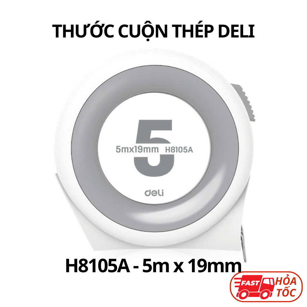 Thước cuộn thép trắng 5M