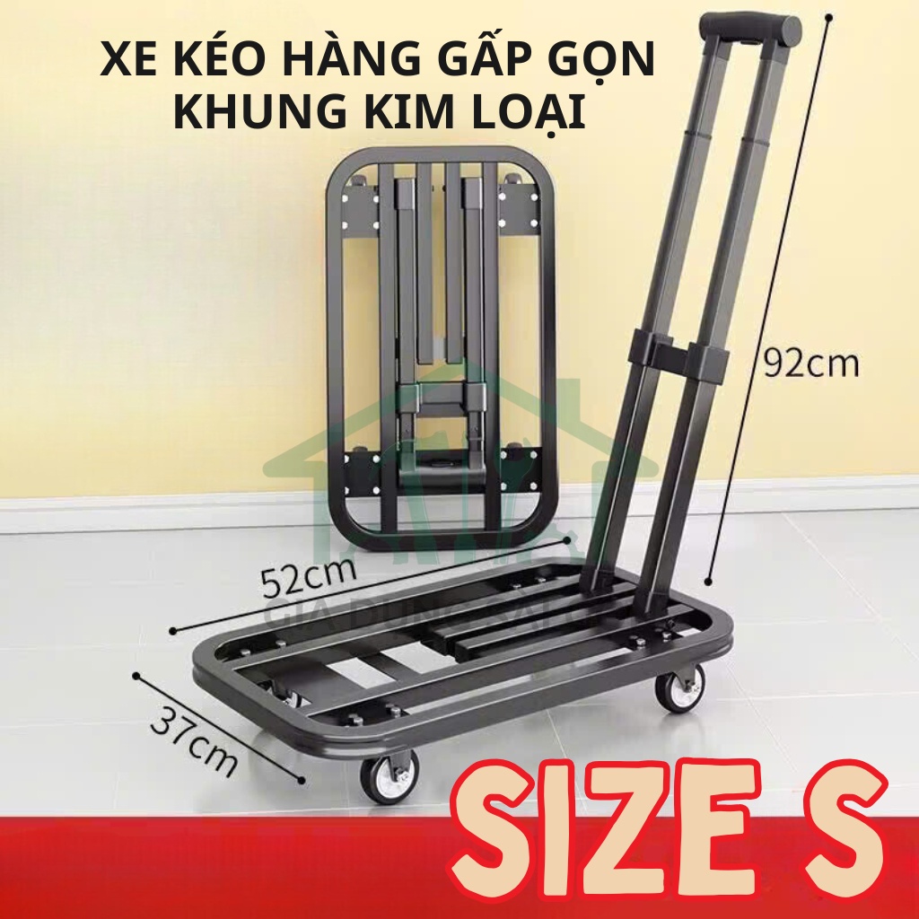 Xe Kéo Hàng SGTOOLS Làm Bằng Thép Carbon Gấp Gọn - SIZE S