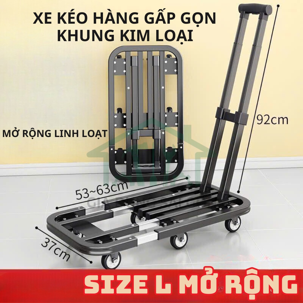 Xe Kéo Hàng SGTOOLS Làm Bằng Thép Carbon Gấp Gọn - Size XL