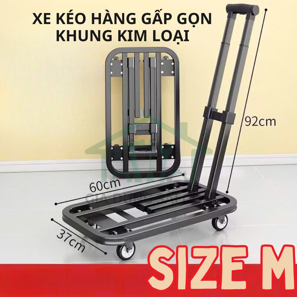 Xe Kéo Hàng SGTOOLS Làm Bằng Thép Carbon Gấp Gọn - Size M