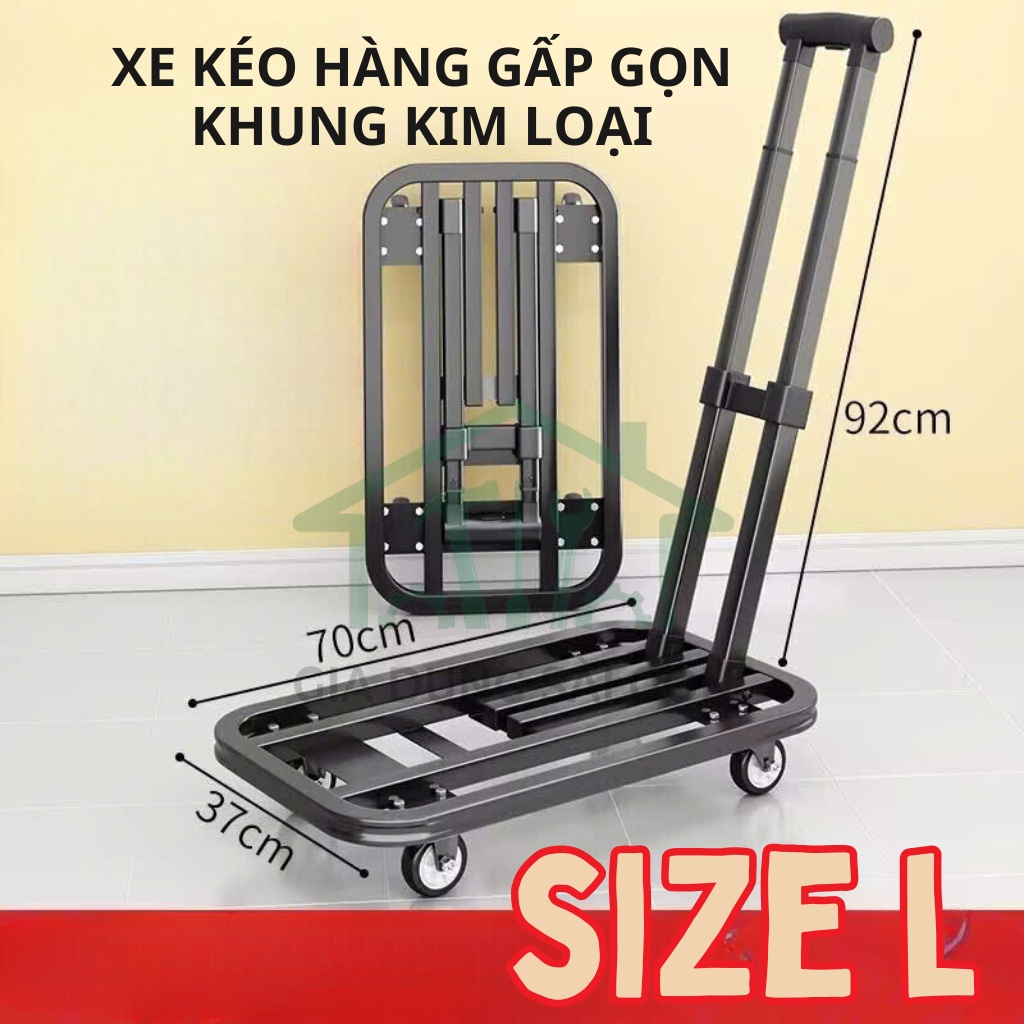 Xe Kéo Hàng SGTOOLS Làm Bằng Thép Carbon Gấp Gọn - Size L