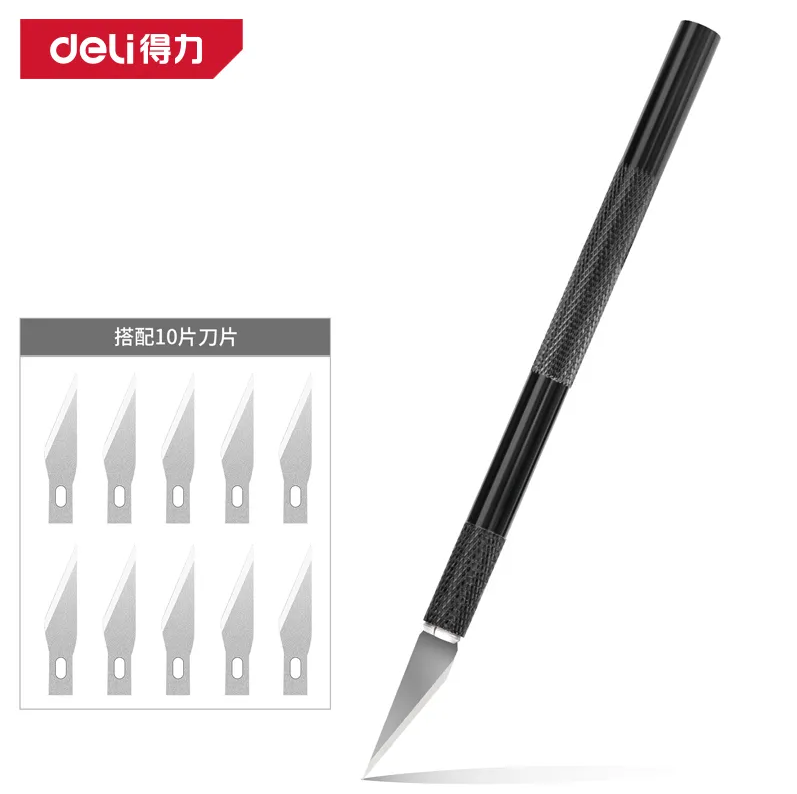 Dao khắc - Tặng kèm 10 lưỡi dao - DL359101B - Đen