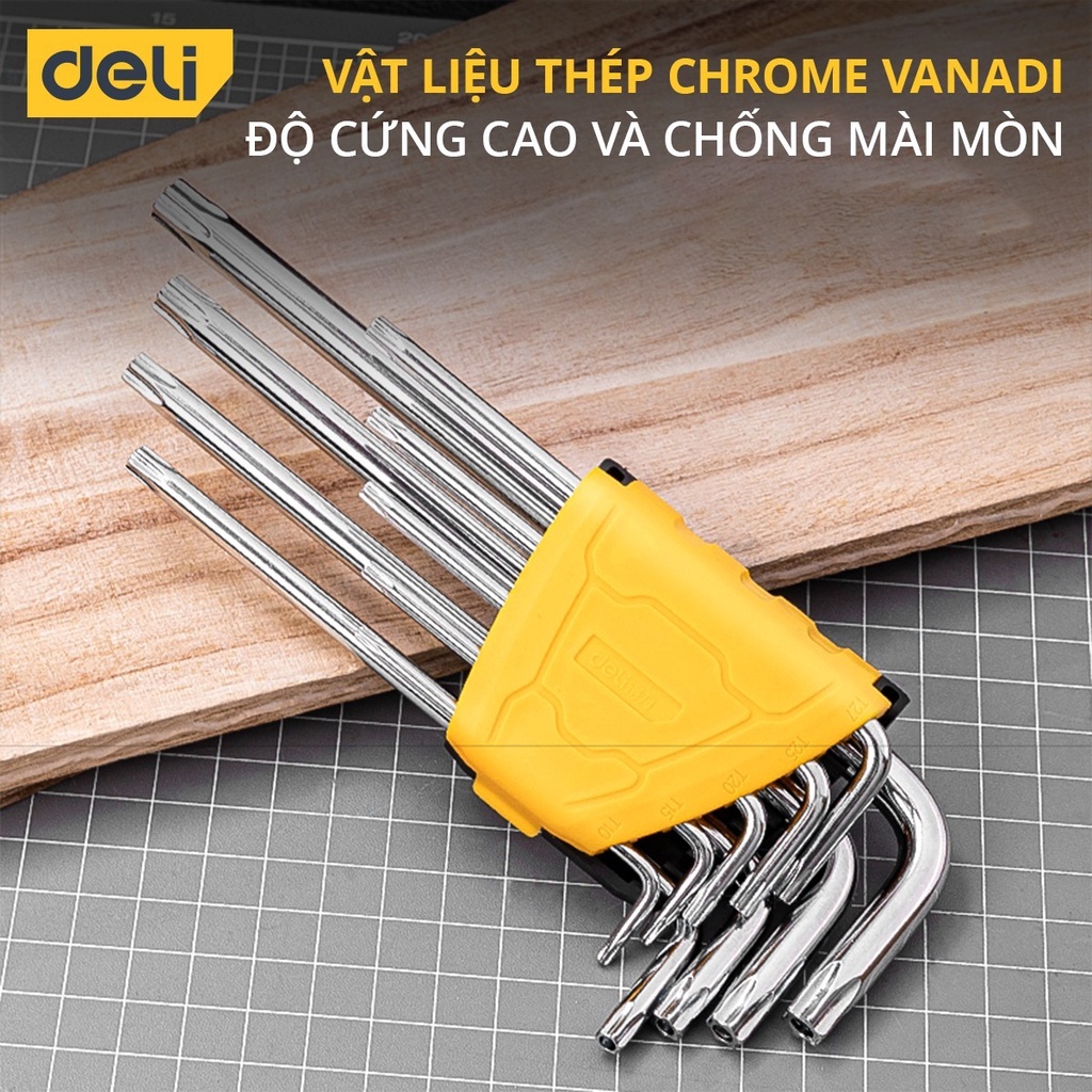 Bộ lục giác chữ L hoa thị T10-T50