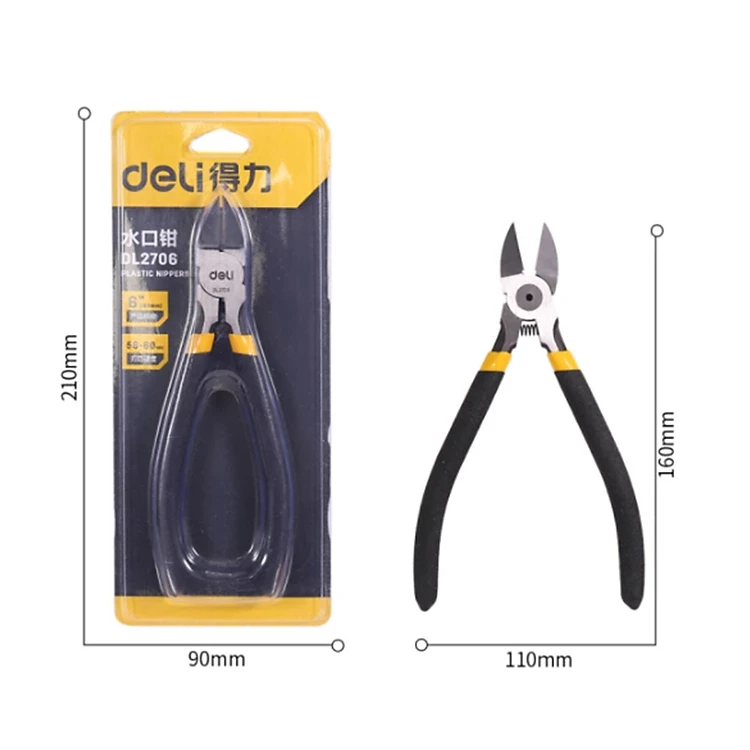 Kìm cắt dây điện Deli 6 Inch