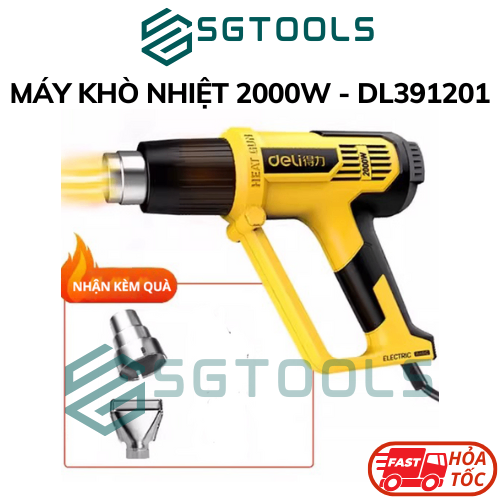 Máy Khò Nhiệt Deli Công Suất Cao 2000W - DL391201