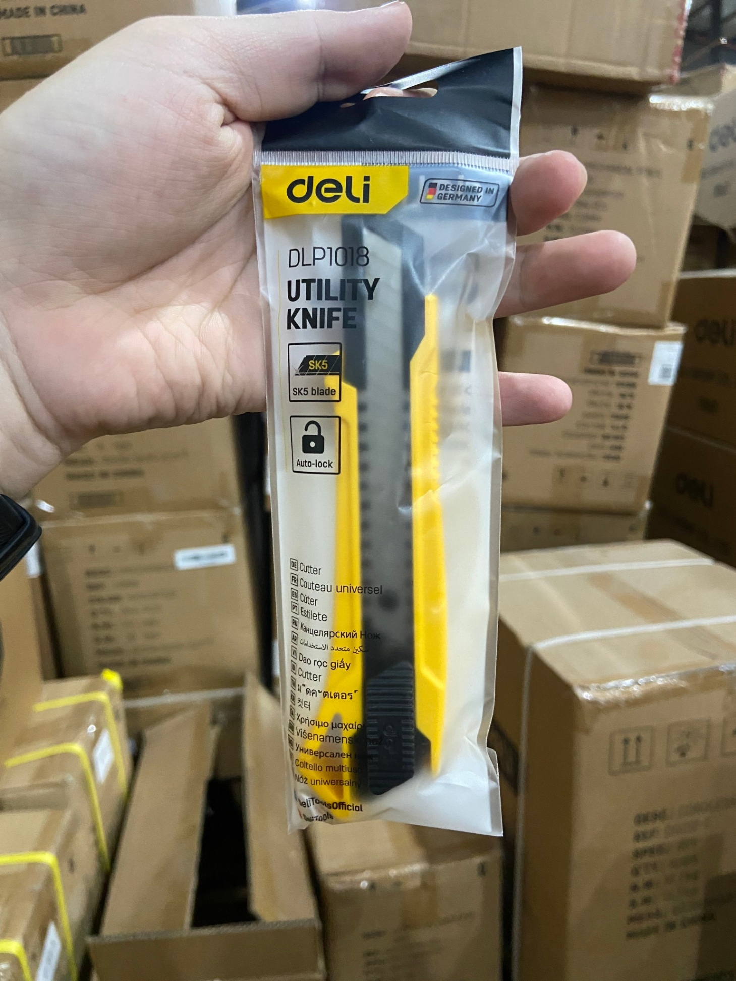 Dao rọc giấy 18mm, lưỡi SK5