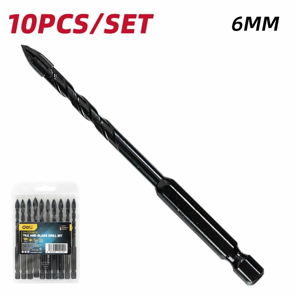 Mũi khoan đa năng 4 cạnh 6mm