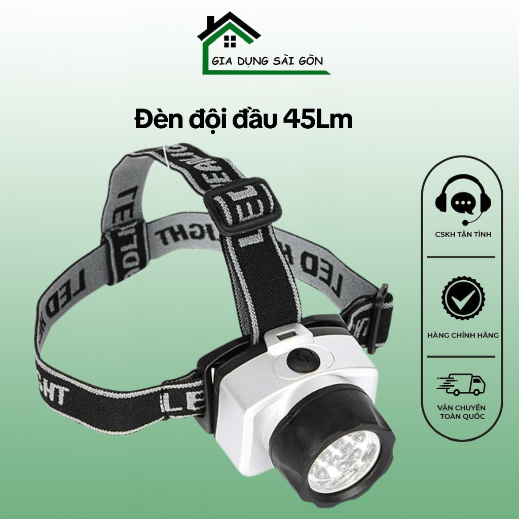Đèn đội đầu 45Lm