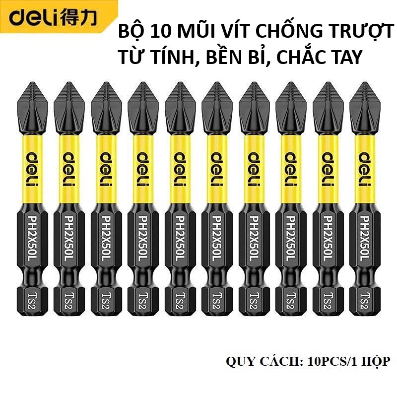 Mũi vít chống trượt PH2x50mm