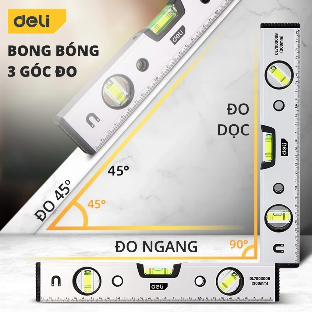 Thước thủy 300mm phân loại 2