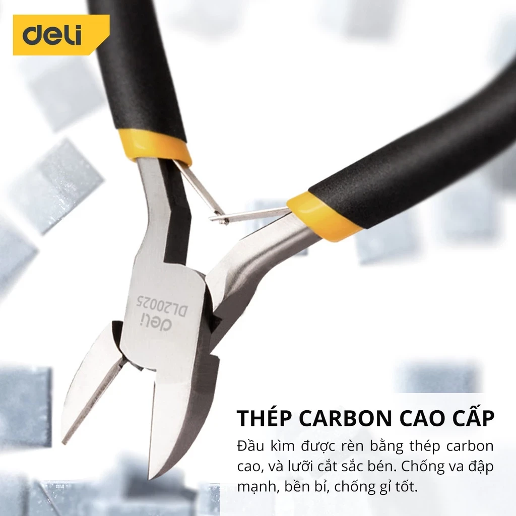 Kìm Cắt Chính Hãng Deli 5 Inch