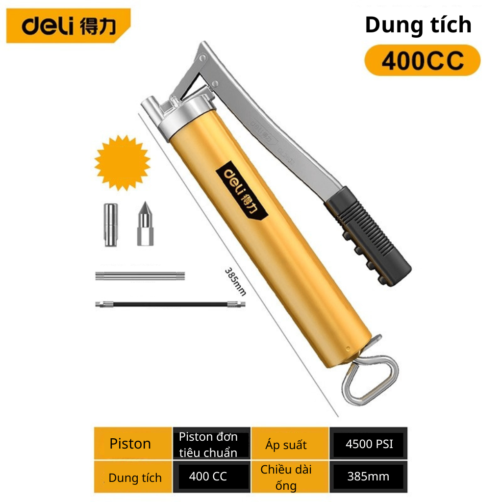 Súng bơm mỡ 400cc
