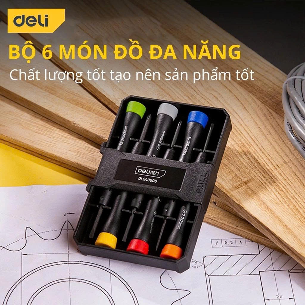 Bộ tô vít điện 6 cái