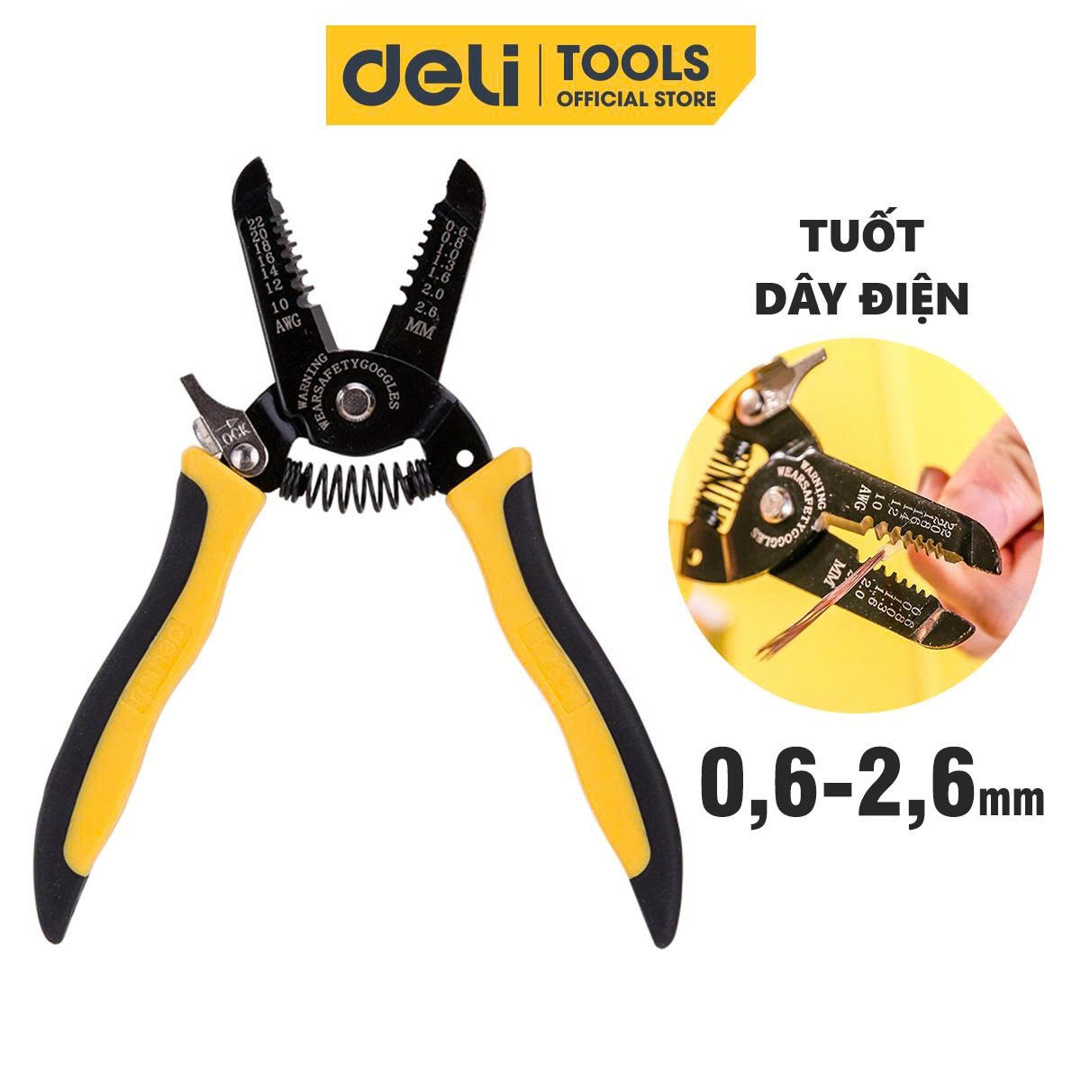 Kìm tuốt dây Φ0.6-2.6mm