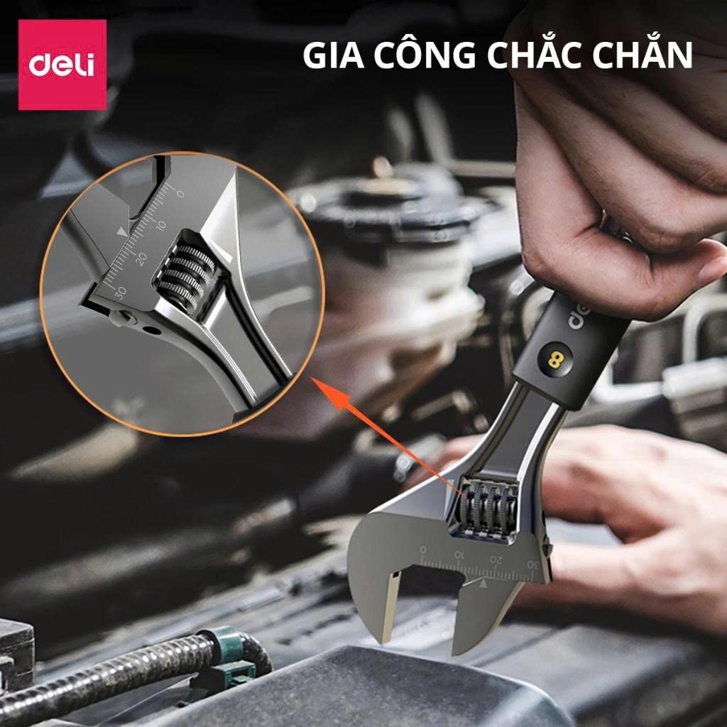 Mỏ Lết Home DELI 8' đen - EHT1508