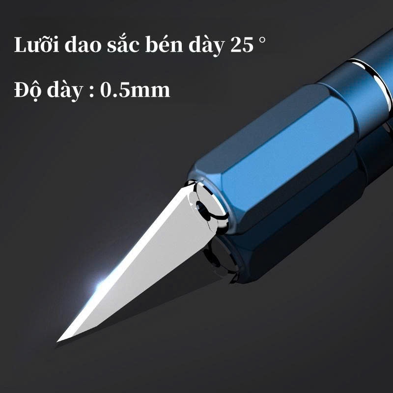 Dao khắc màu xanh