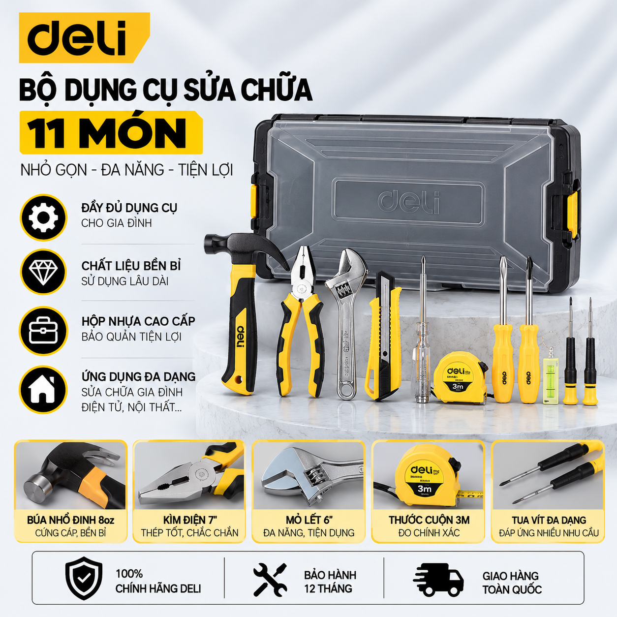 Bộ dụng cụ 11 món E