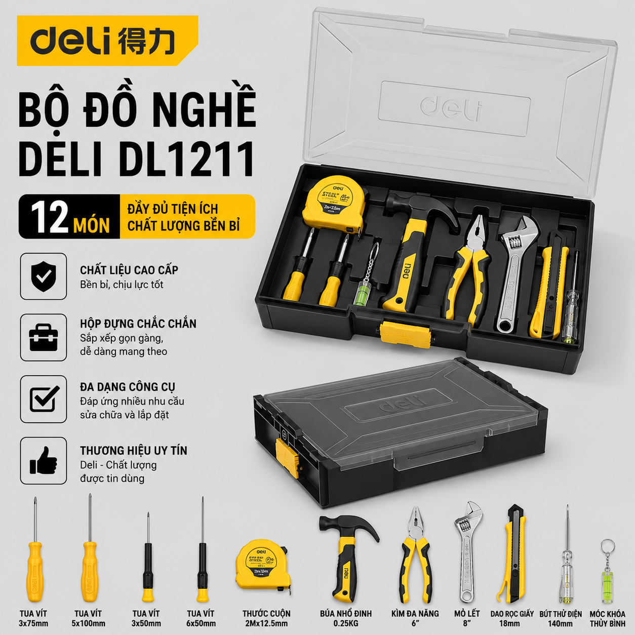 Bộ dụng cụ 11 món E