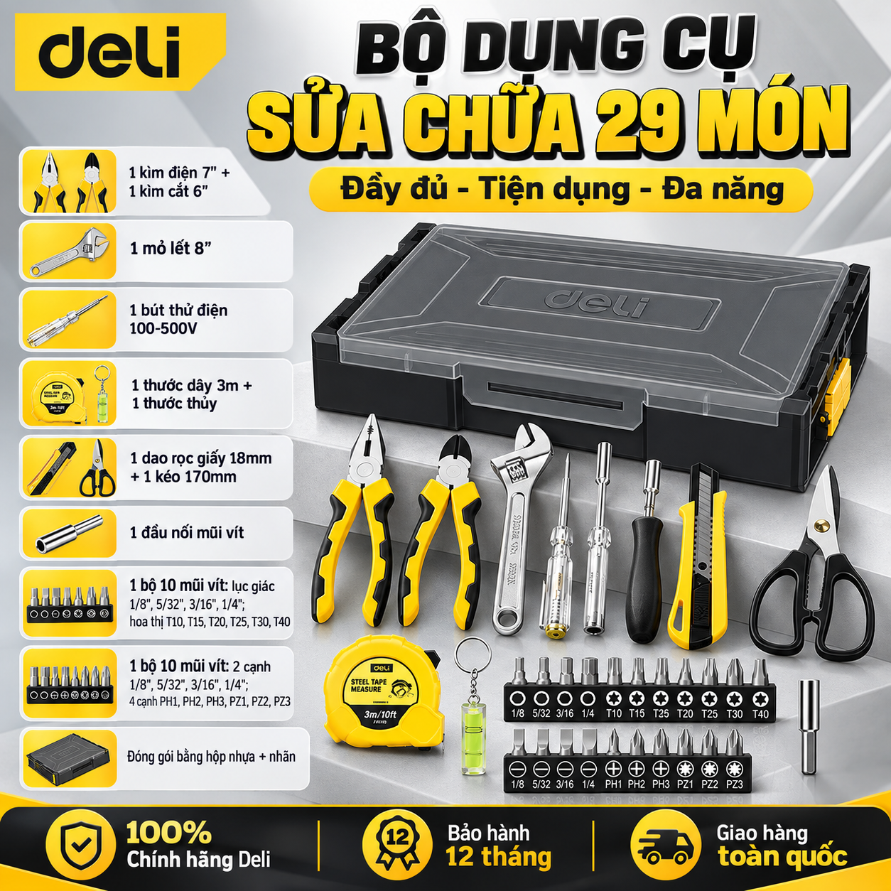 Bộ dụng cụ 29 món E