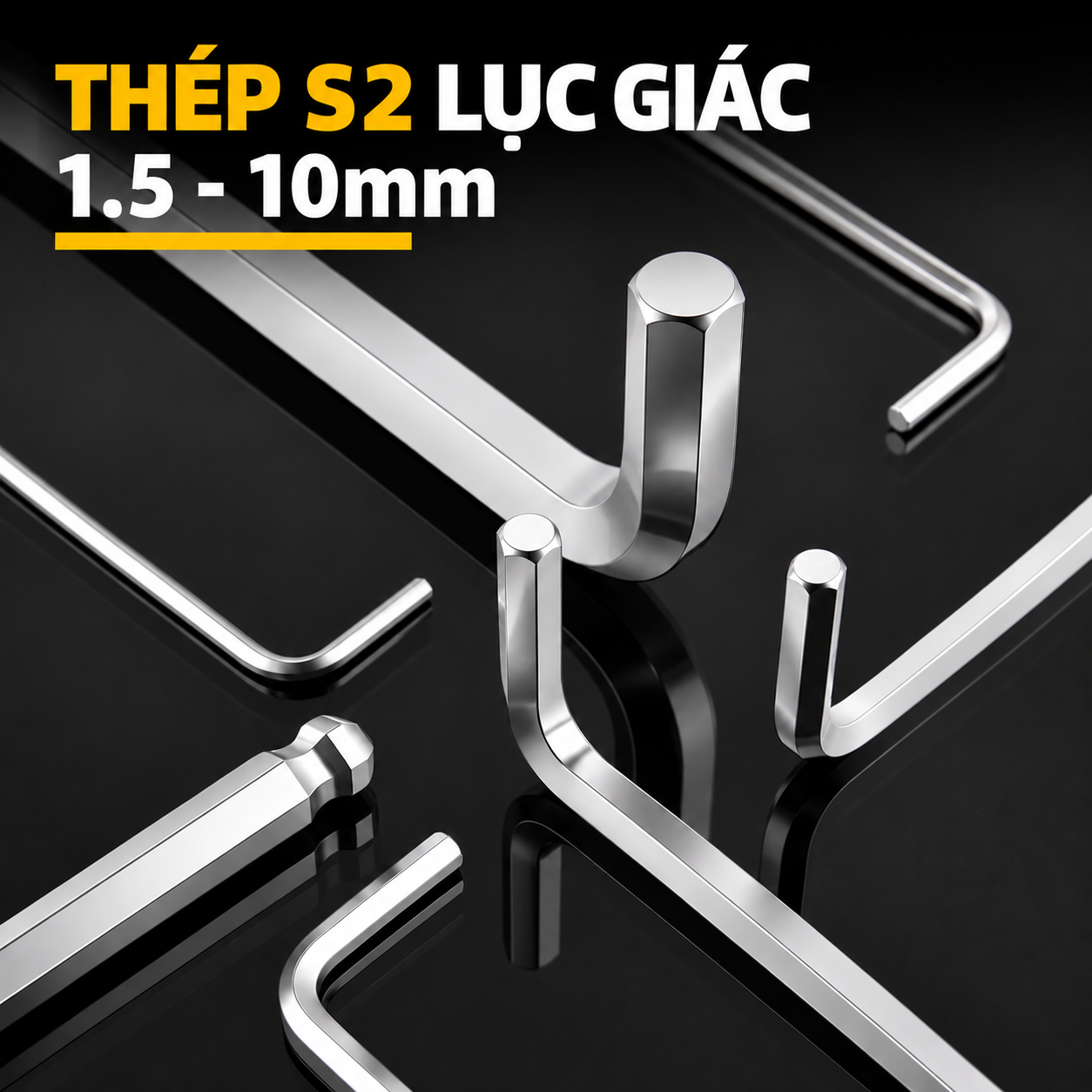 Bộ lục giác đầu bi 9 chiếc