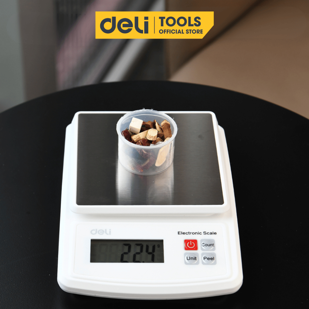 Cân nhà bếp 10kg/1g (trắng)
