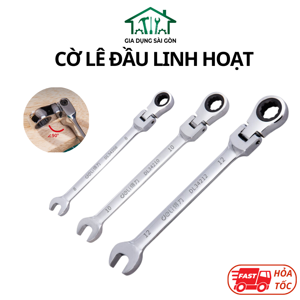 Cờ lê đầu lắp 10mm