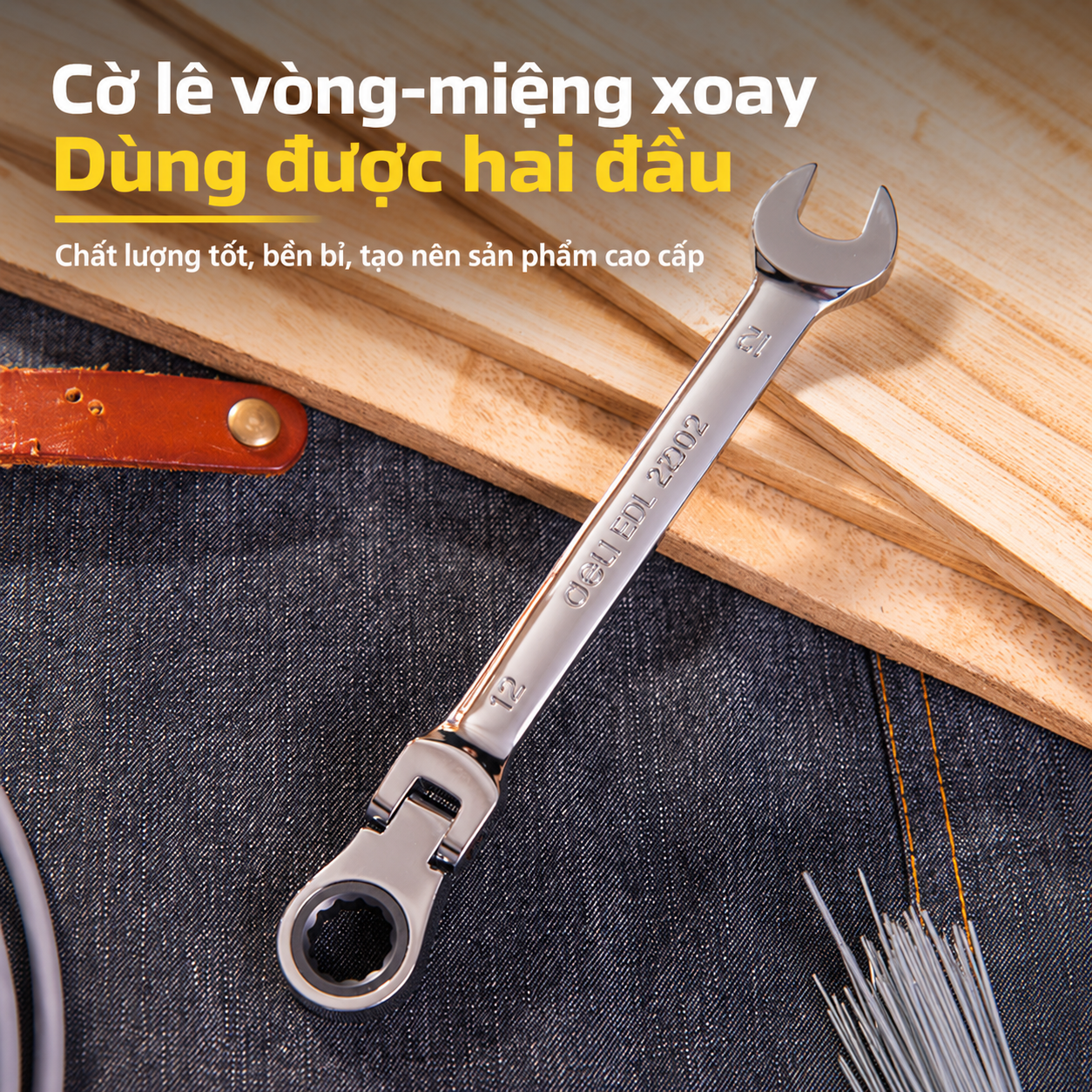 Cờ lê đầu lắp 12mm