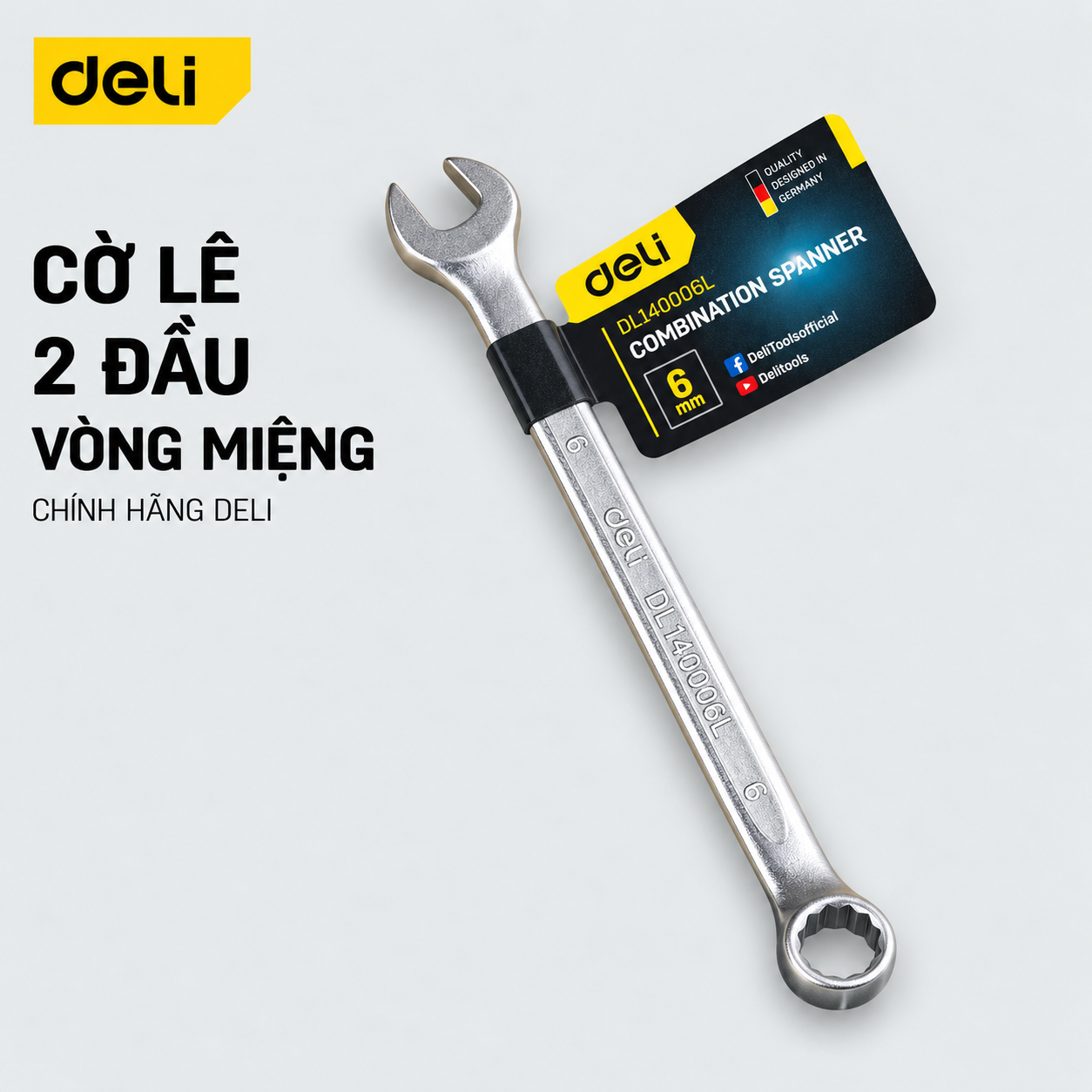 Cờ lê vòng miệng 6mm - 1/10/480