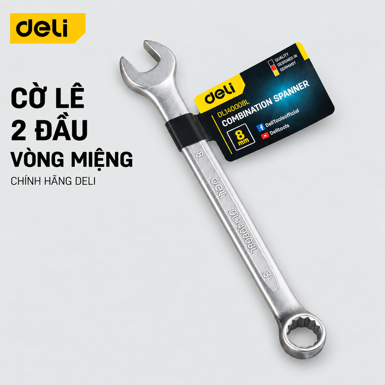 Cờ lê vòng miệng 8mm - 1/10/480