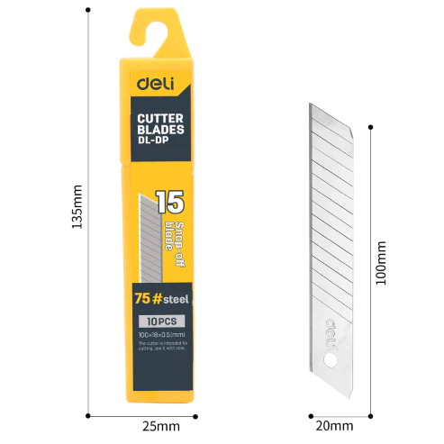 Combo 3 Lưỡi dao rọc giấy 18mm