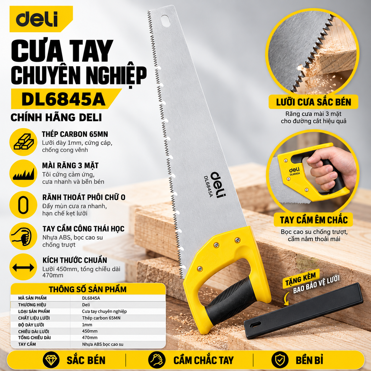 Cưa cắt cành 450mm E