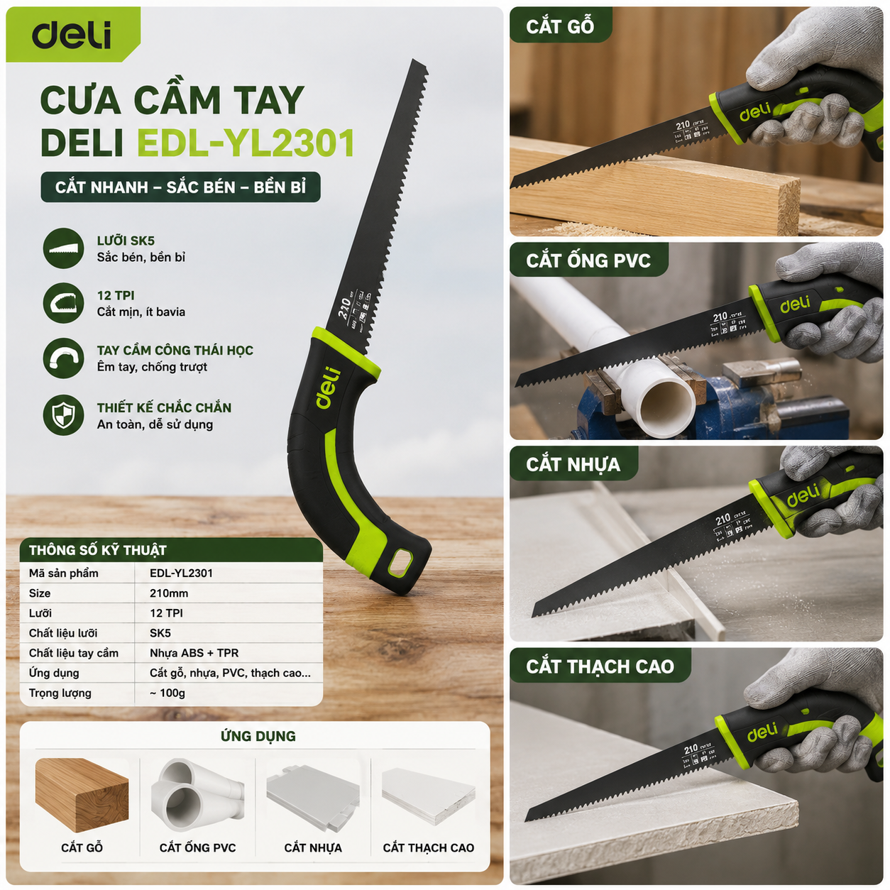 Cưa deli EDL-YL2301